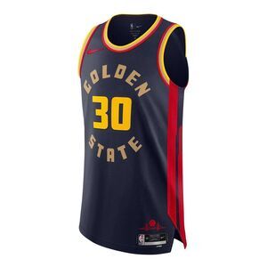 Nike Steph Curry Golden State Warriors Authentic City Jersey FQ4465-419 Size 56